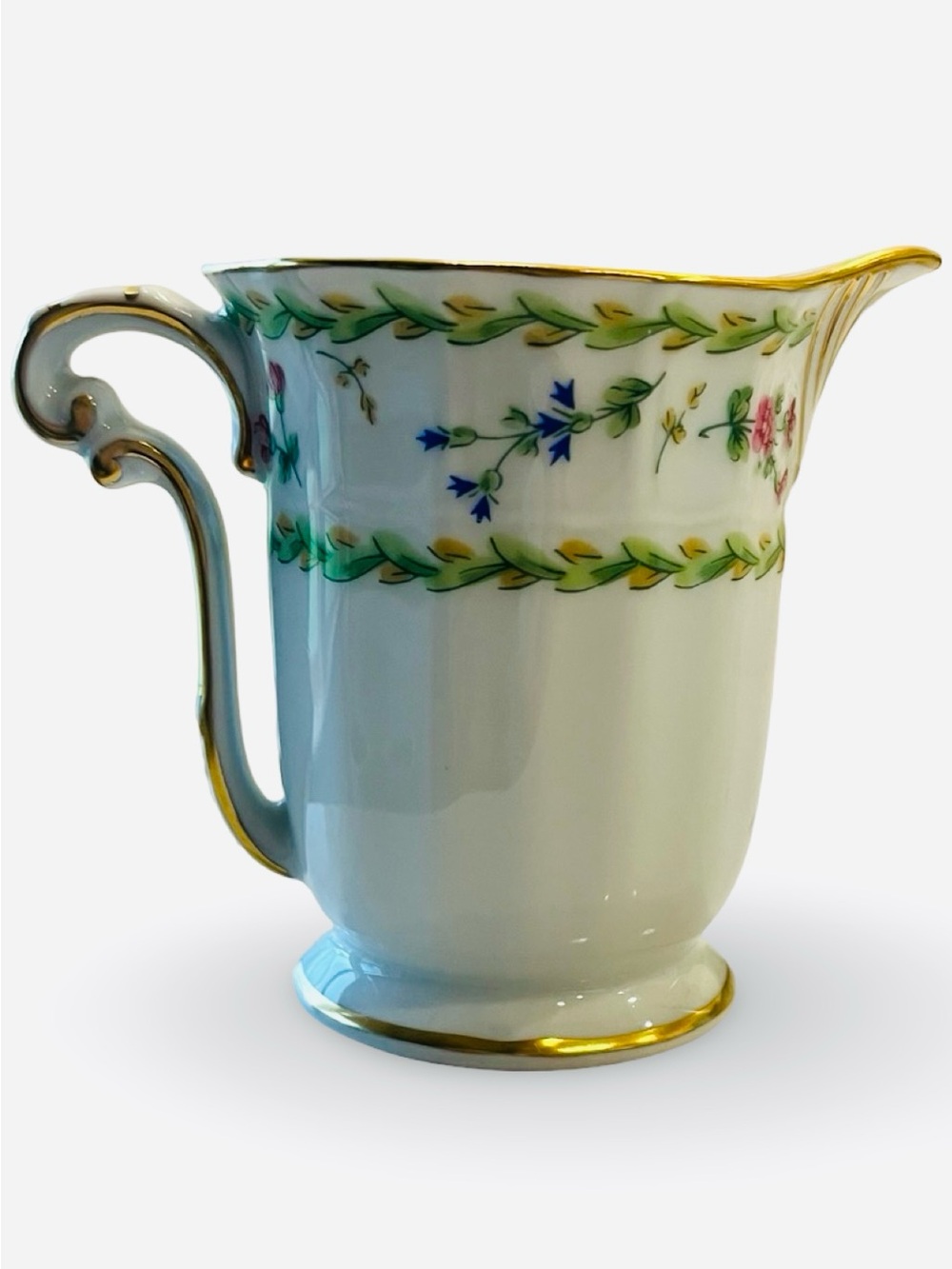 Bernardaud Limoges Artois Vert Fine Porcelain Coffee Pot Sugar Creamer Set - Picture 11 of 16